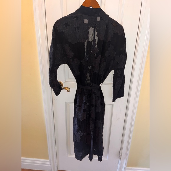 Aritzia Durante Duster Kimono Jacket Black Wilfred XS - Picture 4 of 4
